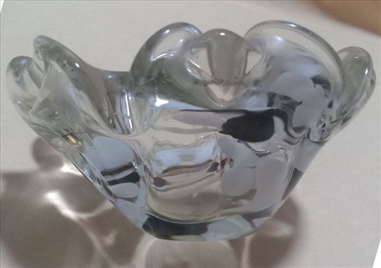 Pepeljara masivno art staklo