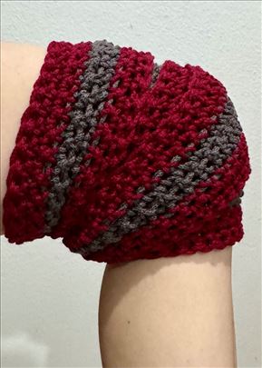 Tepli zavoj za kolena od merino vune