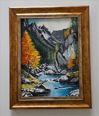 Ulje na platnu - Jesen, slika devet.