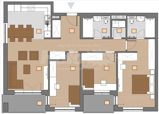 Beograd - Novogradnja - Tošin Bunar - 3.0 stan