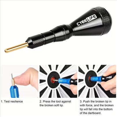 Izbijač vrhova iz mete za pikado