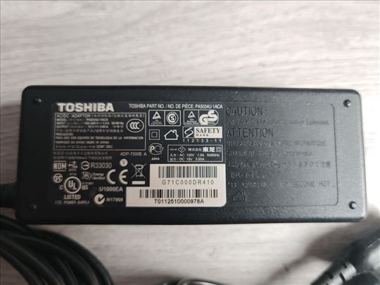 Laptop Toshiba punjac 19V 3.95A (5.5mm x 2.5mm)75W