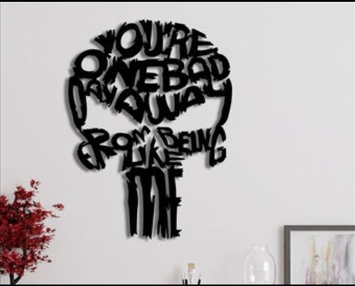 Punisher Skull dekoracija za zid NOVO