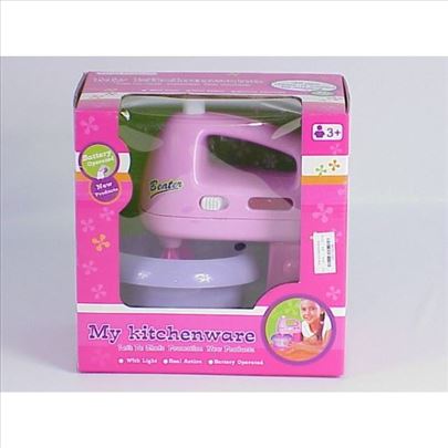 Roze mikser na baterije