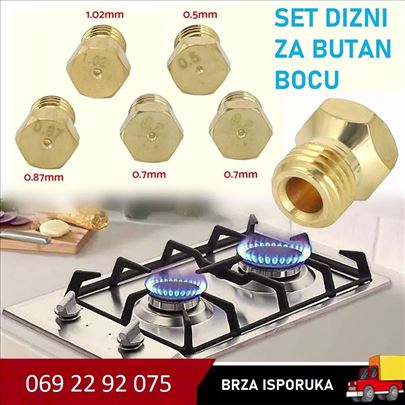 SET dizni za plinski šporet - BUTAN BOCA