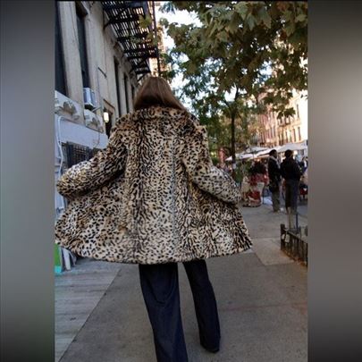 Zara leopard bundica - veštačko krzno