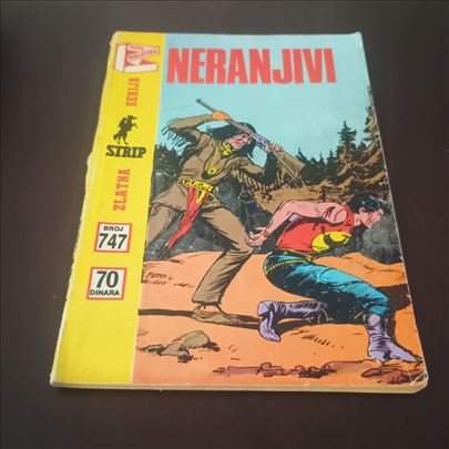 Zlatna serija 747 Zagor Neranjivi nema zadnju 