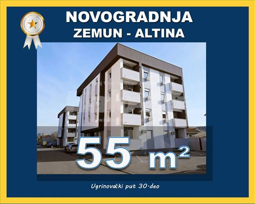 Beograd, Altnina novogradnja, stan 55 m2, samo keš