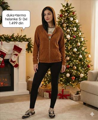 Duks i termo helanke do 3xl 