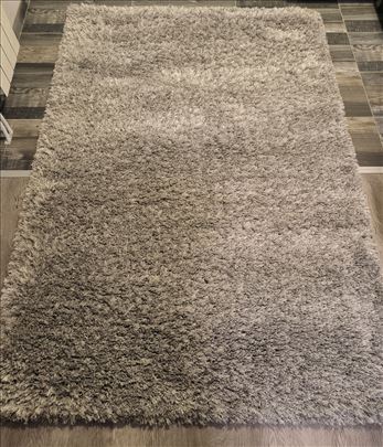 Očuvan sivi tepih 140 x 200 cm Supershine 50 mm de