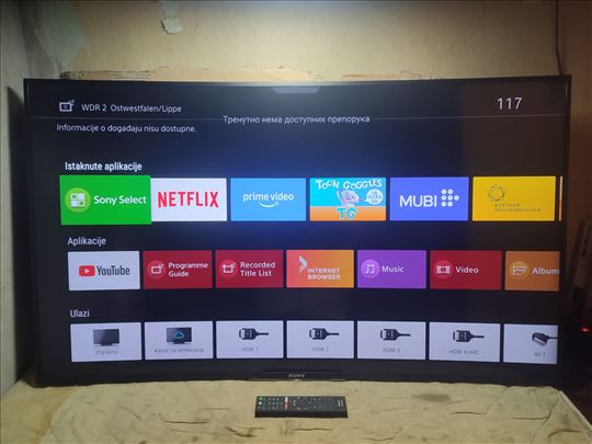 sony 4k android kd-55sd8505 ultra hd 100hz wifi t2