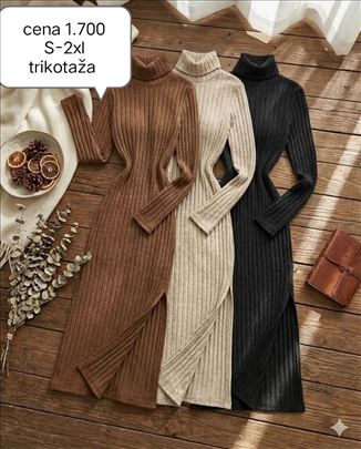 Trikotazne haljine S do 2xl