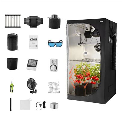 Unutrasnji Sator Za Uzgoj Rast Biljaka 100x100x200