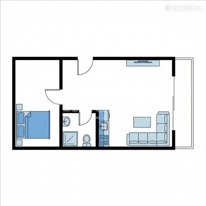 Karađorđeva , Stara Pazova, Centar, 1.5 jednoiposo