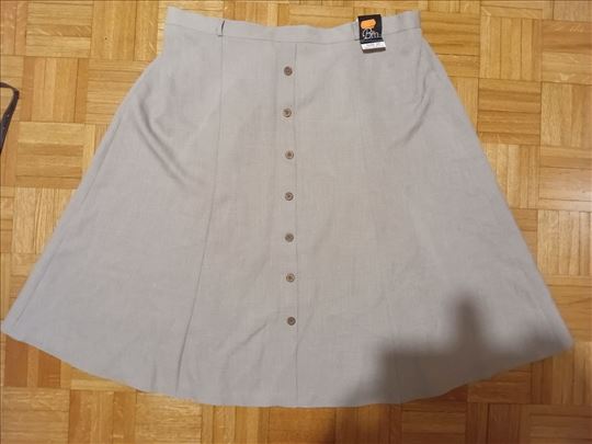 Krem suknja veci broj