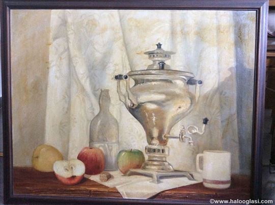 Mrtva priroda, 70x60, akademski slikar Raško