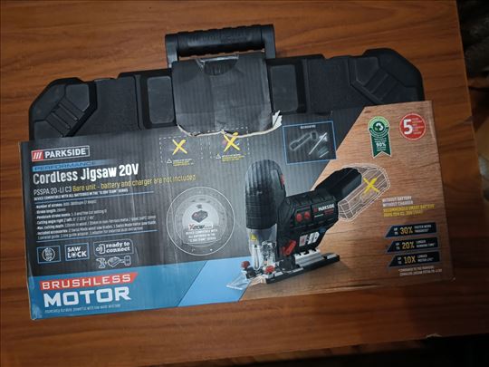 Parkside AKU ubodna testera i baterija 4ah- NOVO