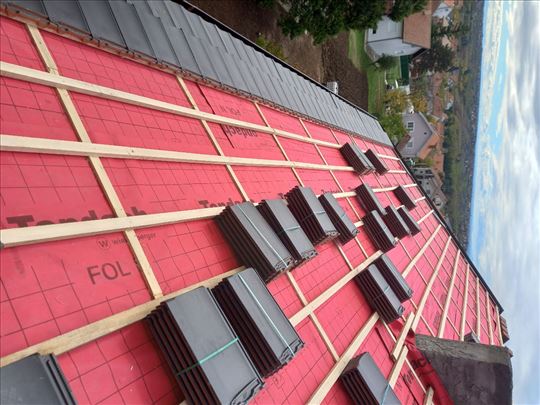 Sanacija krova, izrada novih krovova.