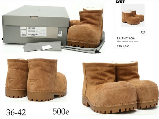 UGG, C.Dior, Amiri,MM6, Hermes,Veneta, vrh modeli