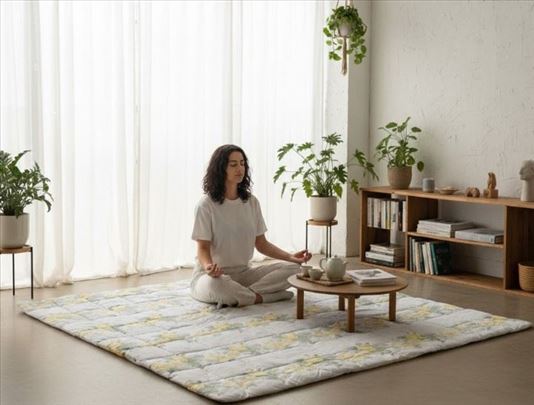 Veliki pamučni 3-u-1: Pokrivač, Prekrivač ili Pros