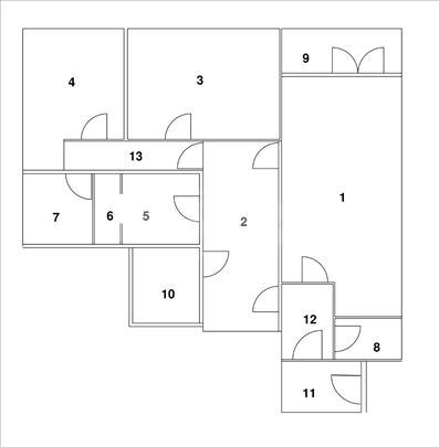 80m2 zamena za veći na B.Kosi uz doplatu