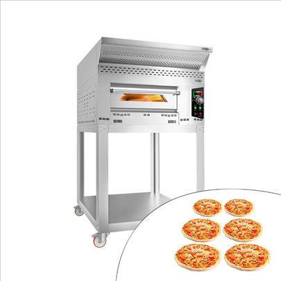 Plinska pec za picu 6x34cm sa post.na tock.i aspir