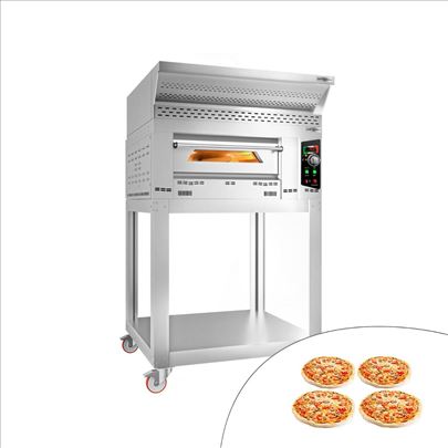 Plinska pec za picu4x34cm sa post.na tock. i aspir