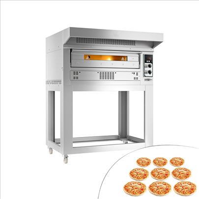 Plinska pec za picu9x33cm rucna sa apir. i postolj