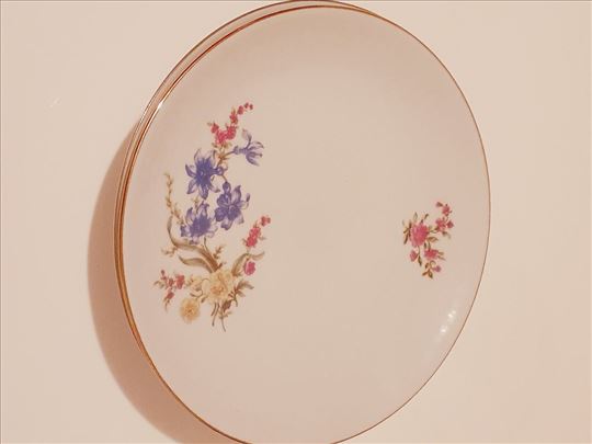 Set od sest tanjira za kolace, porcelan