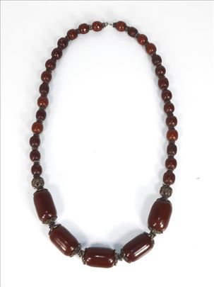 Vintage bakelitna ogrlica 130gr