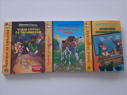 Džeronimo Stilton 3 knjige