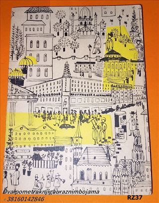 Vienna Austria Beč karnet 5 razglednica