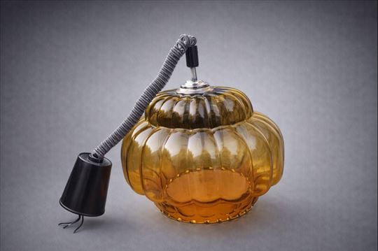 Vintage stakleni luster 1970te   