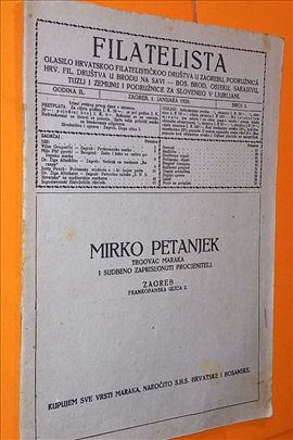 Filatelista 1 Zagreb 1920 godina 1 siječsnj 1924