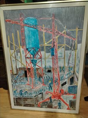 Josef Raeber, Baustelle 1972. 