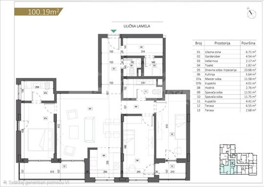 Stan Zemun Cara Dušana Gornji grad Zemunske kapije