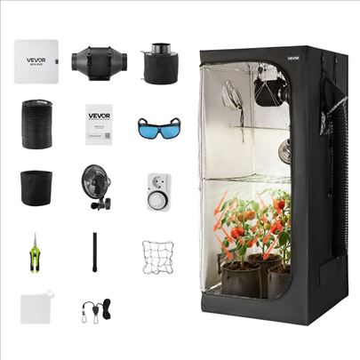 Unutrasnji sator za uzgoj rast biljaka 80x80x180cm