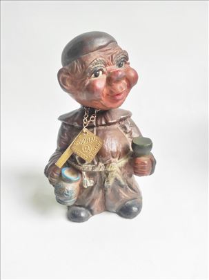 Vintage 1960-ih HEICO Bobblehead Pijani Monah 
