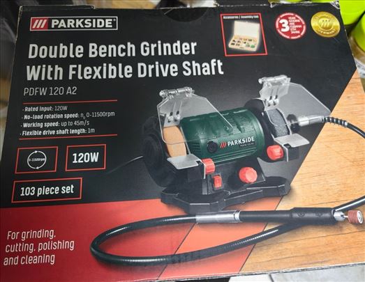 Dvostrana brusilica + vreteno