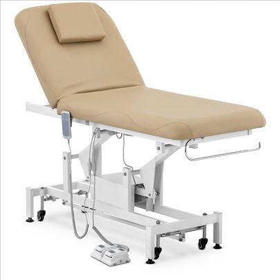 Električni sto za masažu-2 motora-200 kg-tamno bež