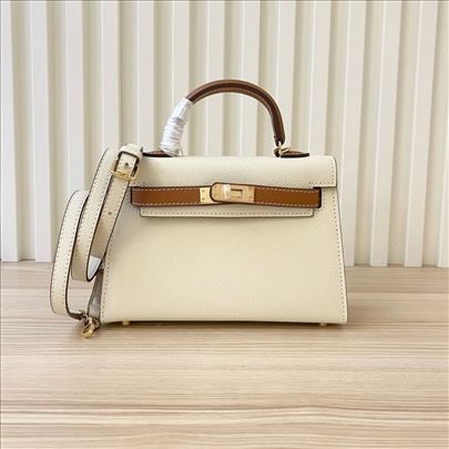 Hermes Mini Kelly Bež Torbica