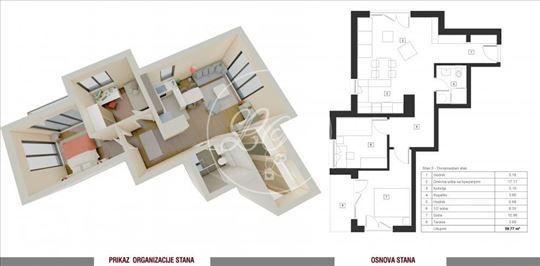 Zvezdara, novogradnja, 2.5, postoji mogućnost kupo