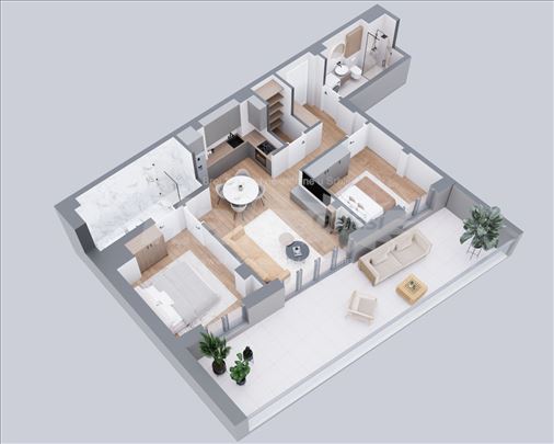 Porodični stan sa vrhunskim komforom, COMIX ATRIUM