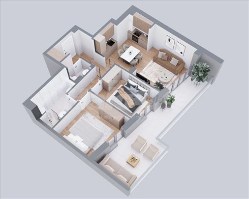 Porodični stan sa vrhunskim komforom, Comix Atrium