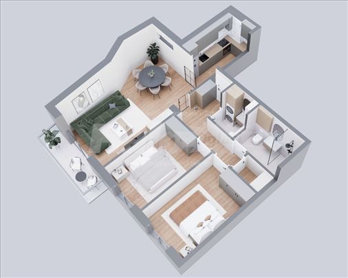 Porodični stan sa vrhunskim komforom, Comix Atrium