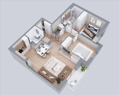 Porodični stan sa vrhunskim komforom, Comix Atrium