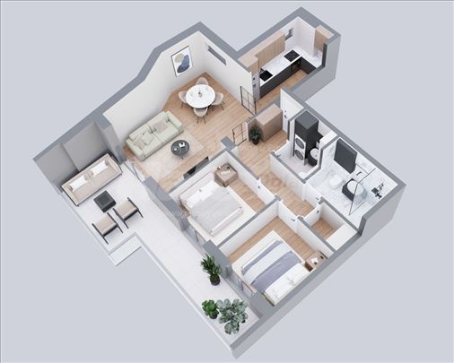 Porodični stan sa vrhunskim komforom, Comix Atrium