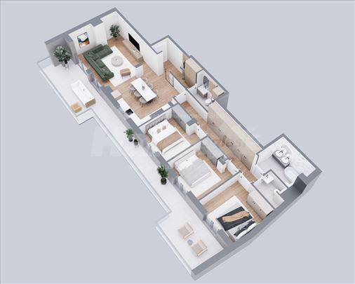 Porodični stan sa vrhunskim komforom, Comix Atrium