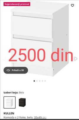 Komode 2 kom NOVO 