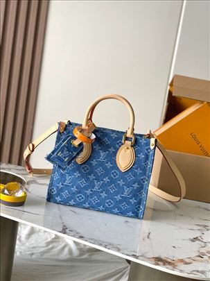 Louis Vuitton Onthego Plava Monogram Torba